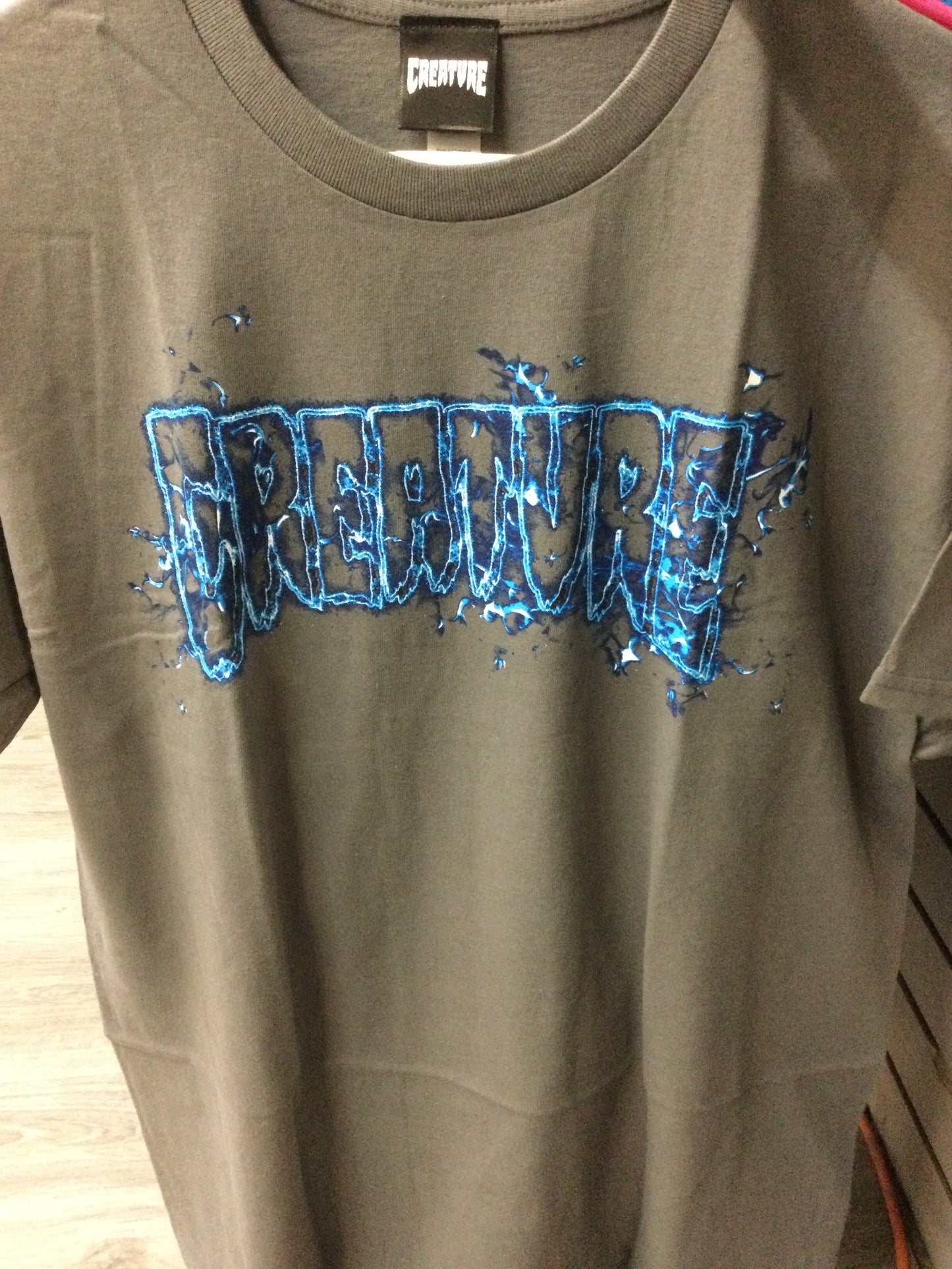 Creature Skateboards - Gray Large Tee