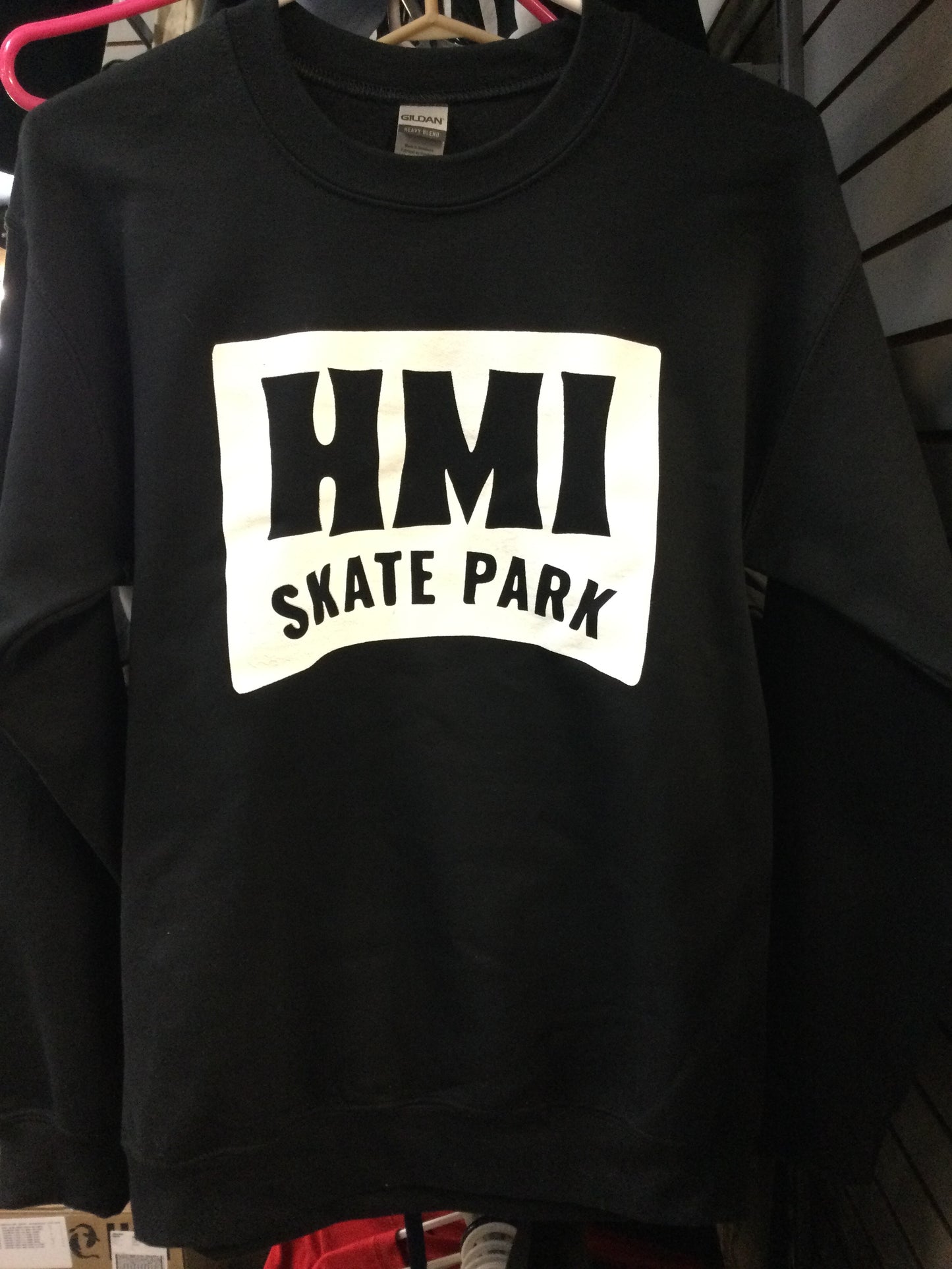 HMI Skate Park Crew Neck- Black