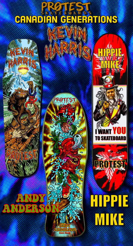 Protest Skateboards - Canadian Generations Series