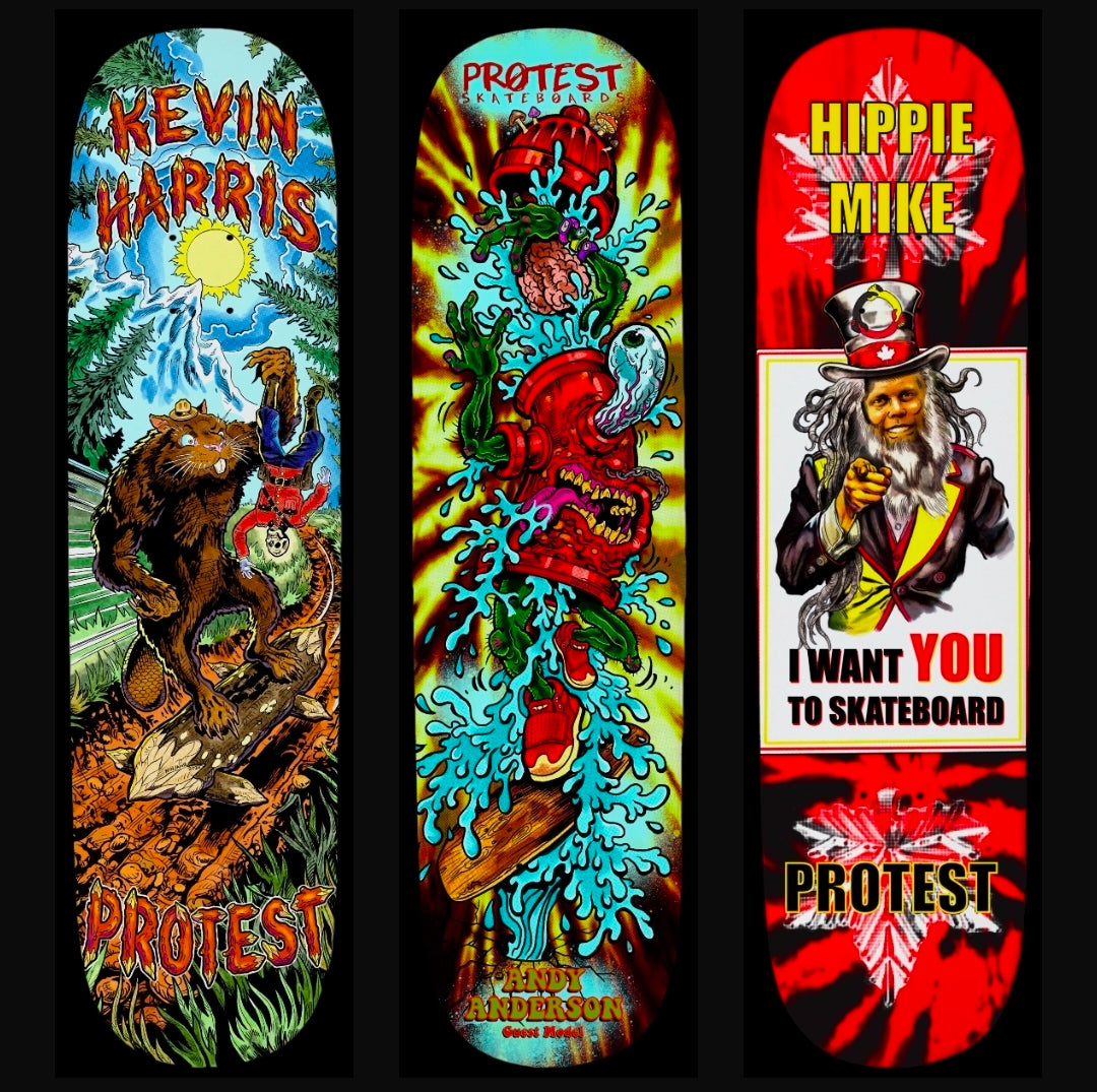 Protest Skateboards "Canadian Generations Series" - Kevin Harris Guest Model Popsicle Shape