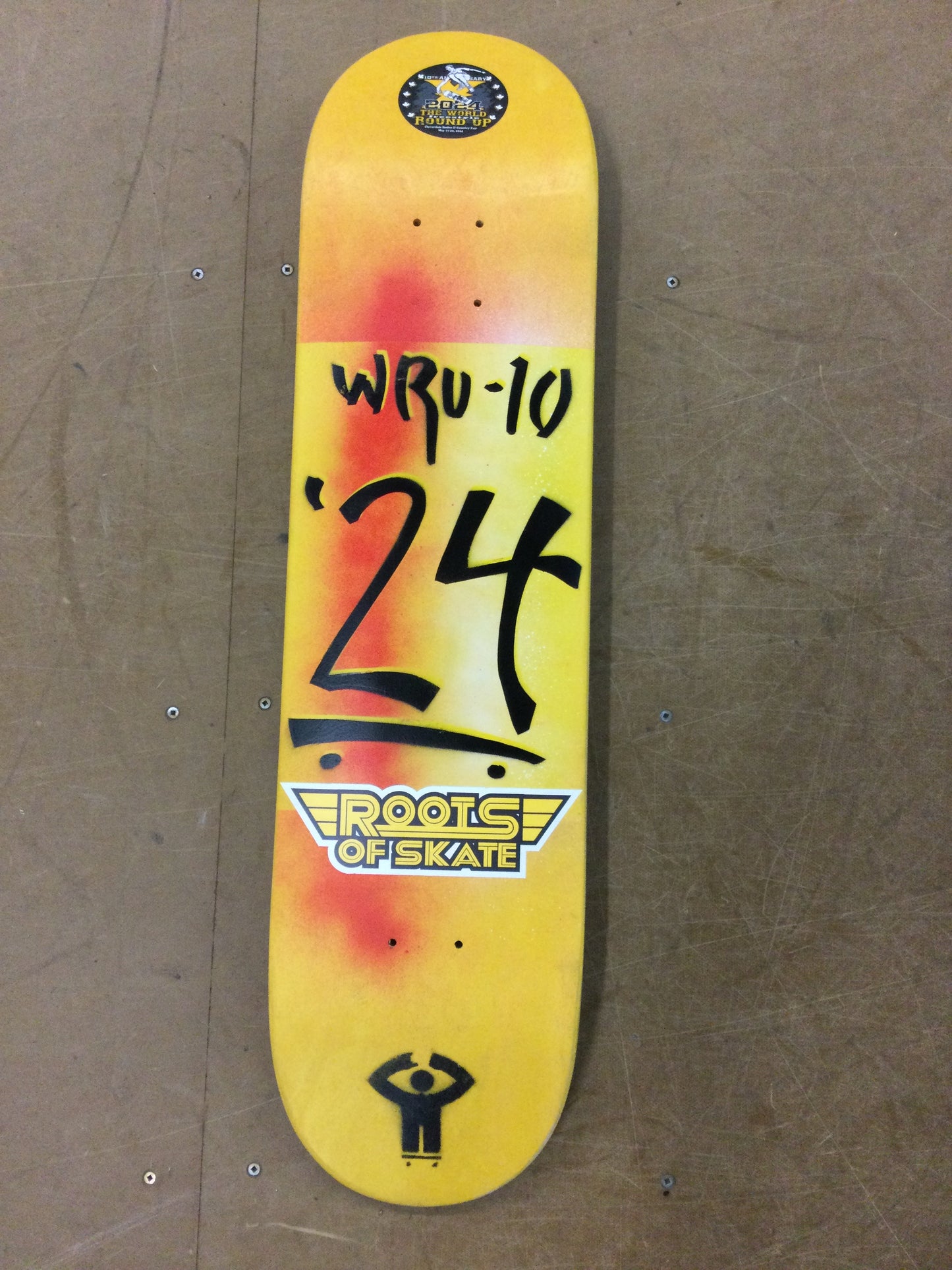 WRU x Devil's Toy Skateboard Deck