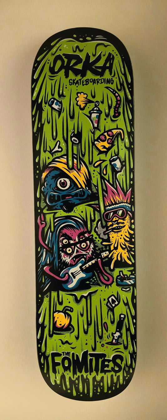 Orka Skateboards x The Fomites Skateboard Deck