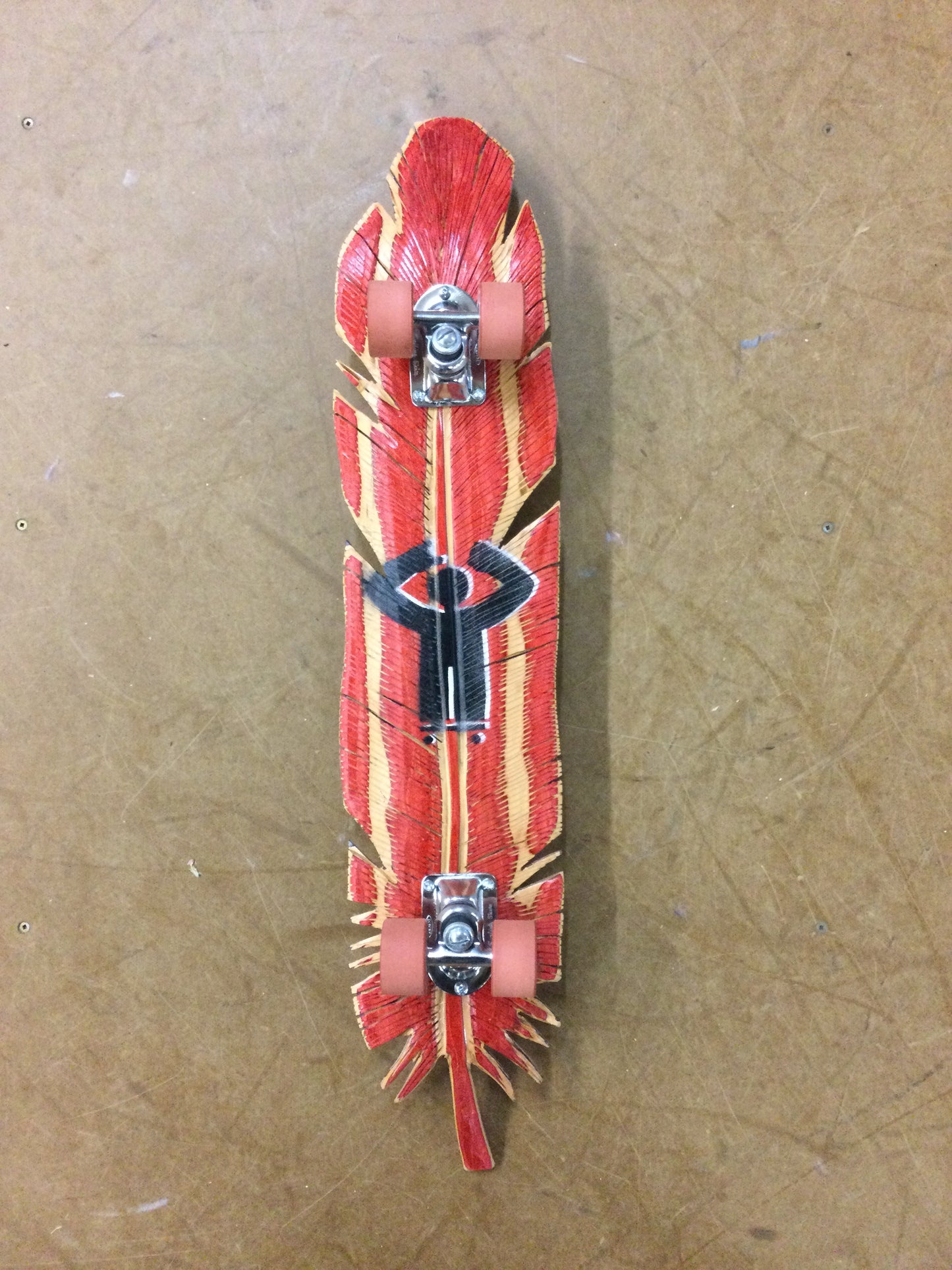 Devil’s Toy - Feathers collector board Steve Saiz colab
