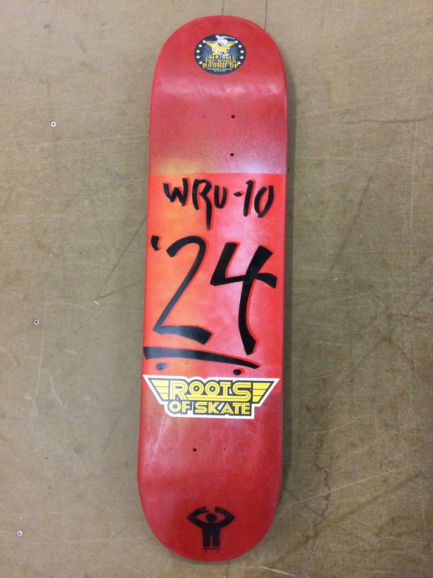 WRU x Devil's Toy Skateboard Deck