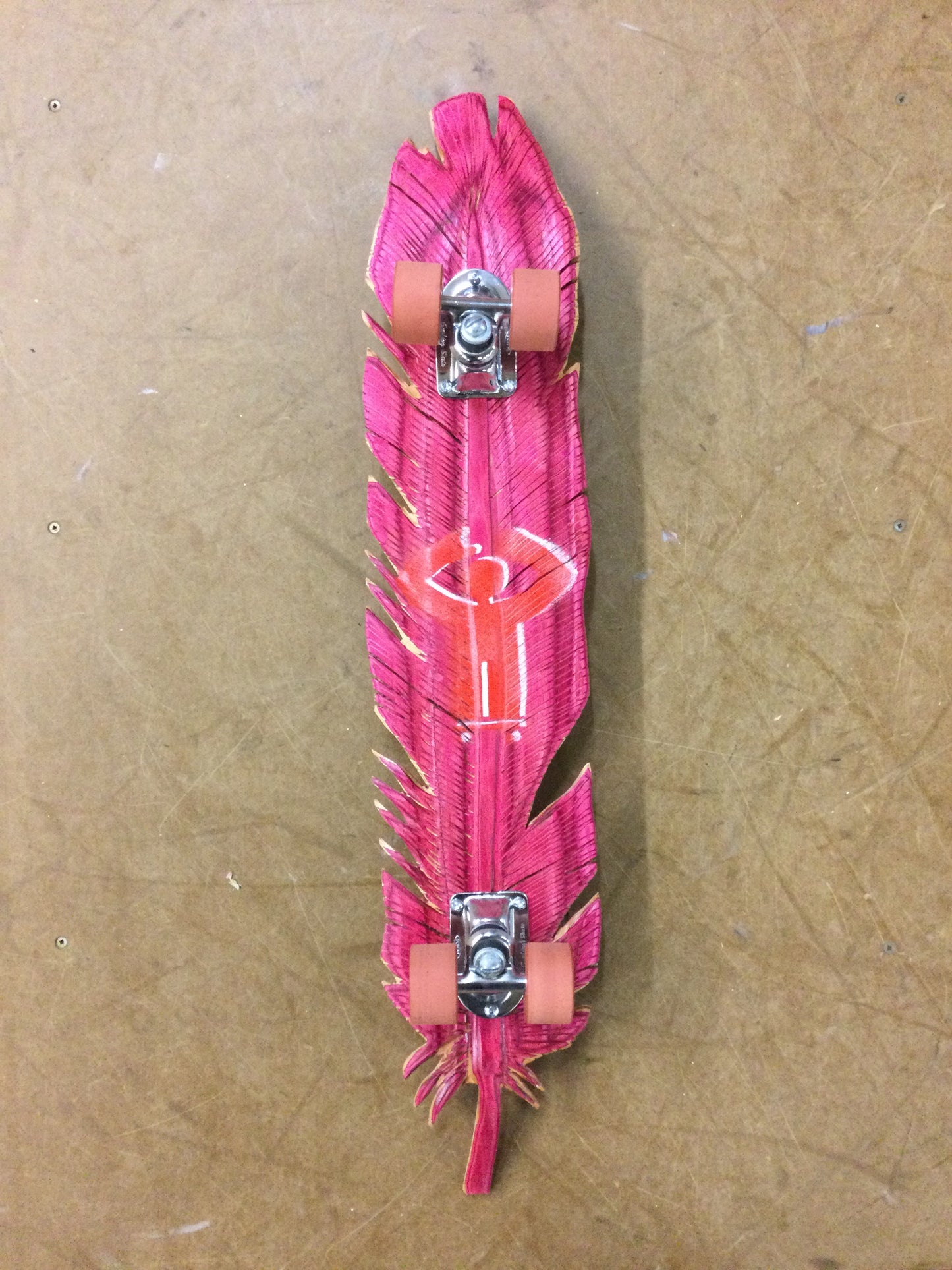 Devil’s Toy - Feathers collector board Steve Saiz colab