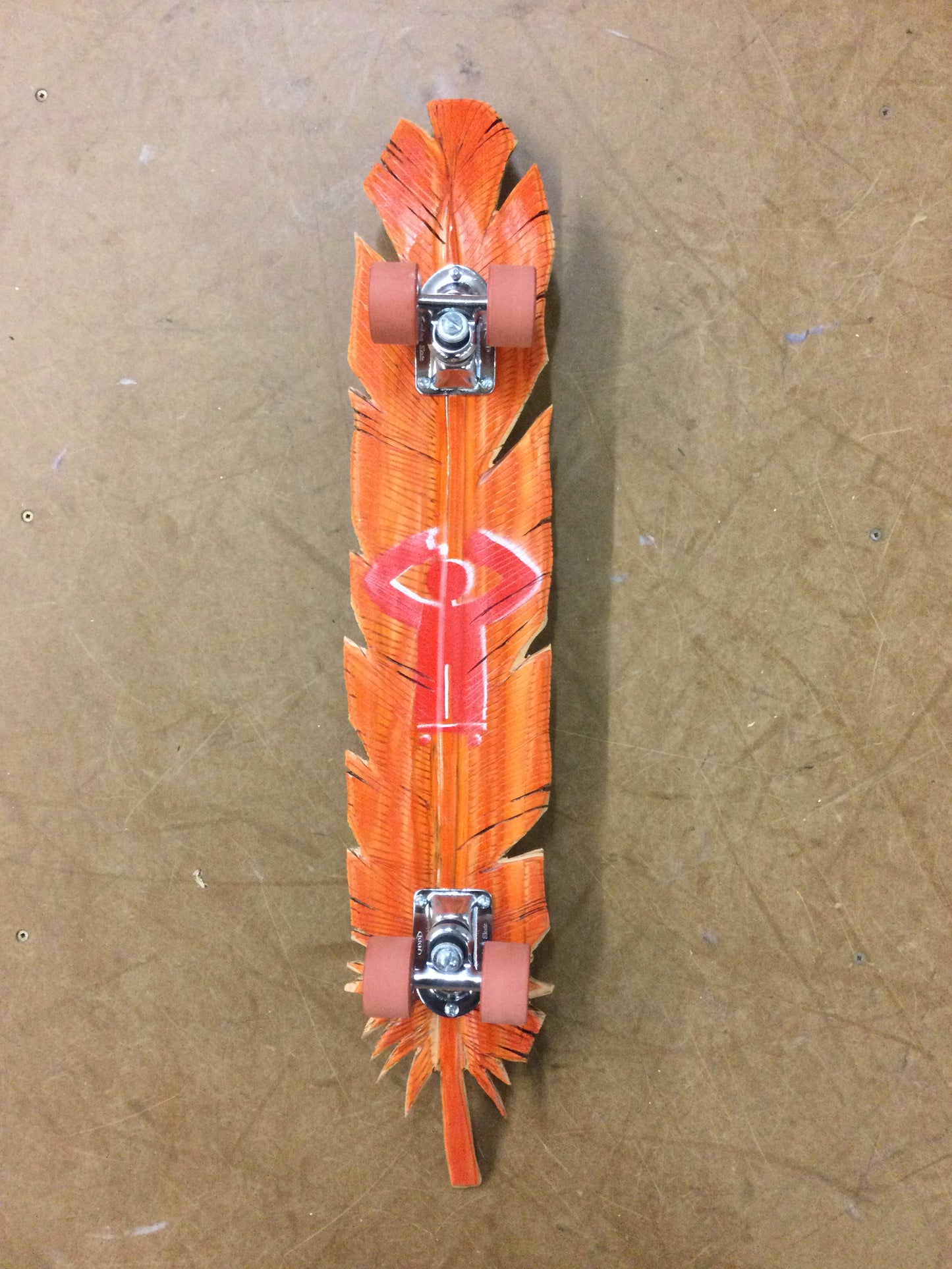Devil’s Toy - Feathers collector board Steve Saiz colab
