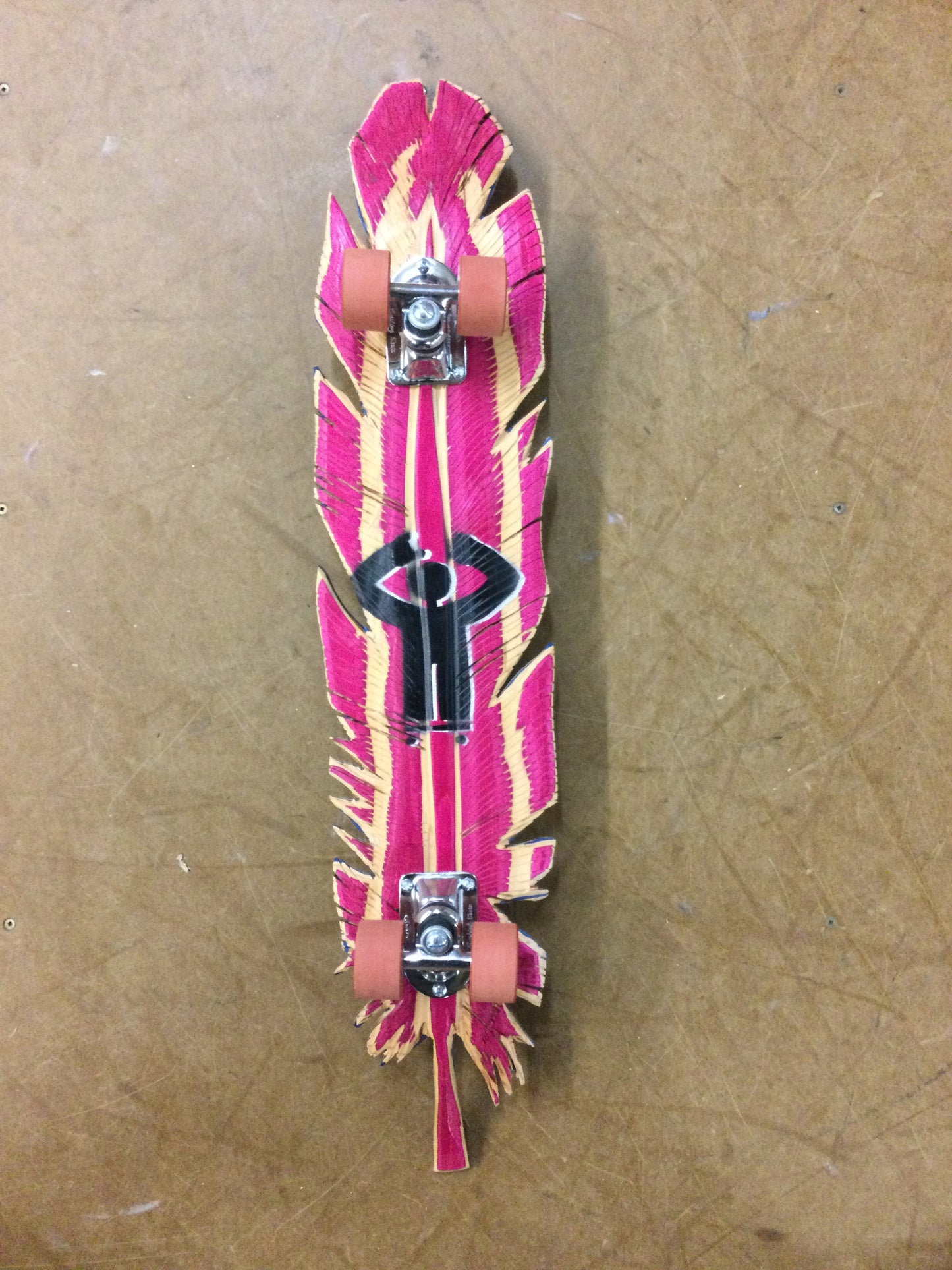 Devil’s Toy - Feathers collector board Steve Saiz colab
