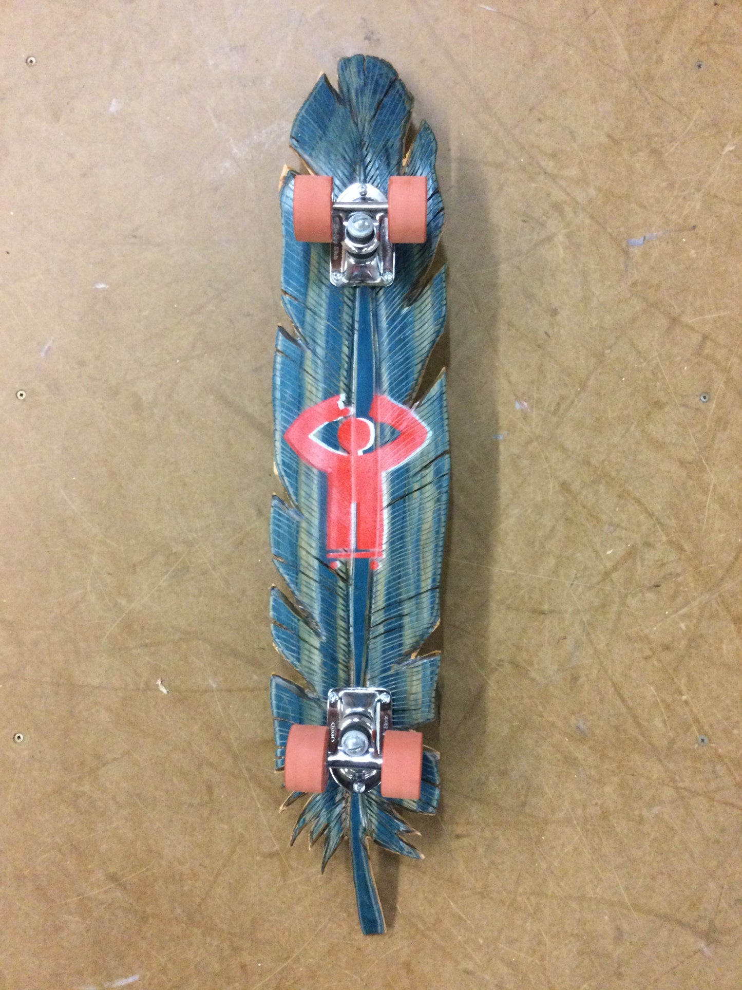Devil’s Toy - Feathers collector board Steve Saiz colab