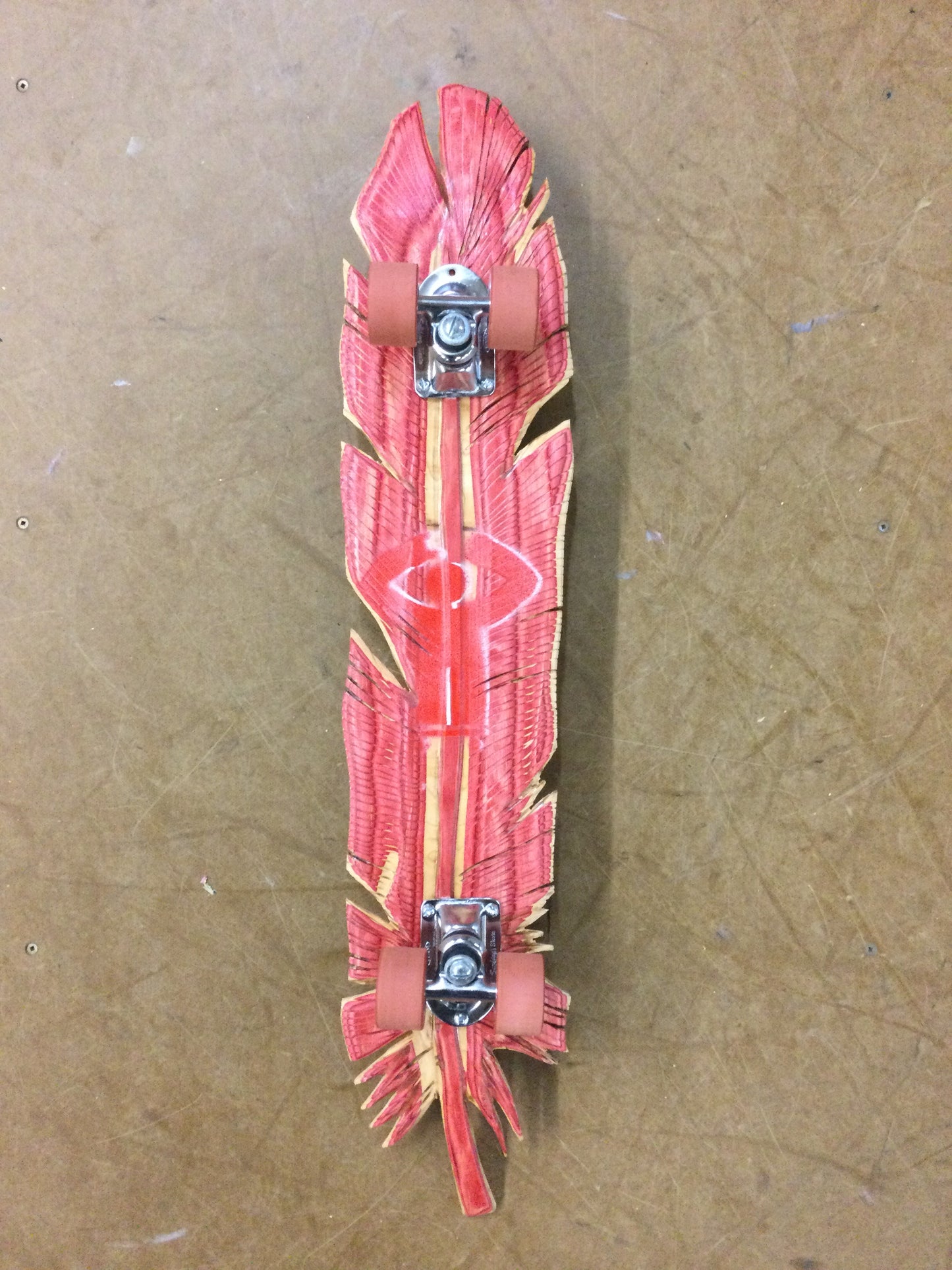 Devil’s Toy - Feathers collector board Steve Saiz colab
