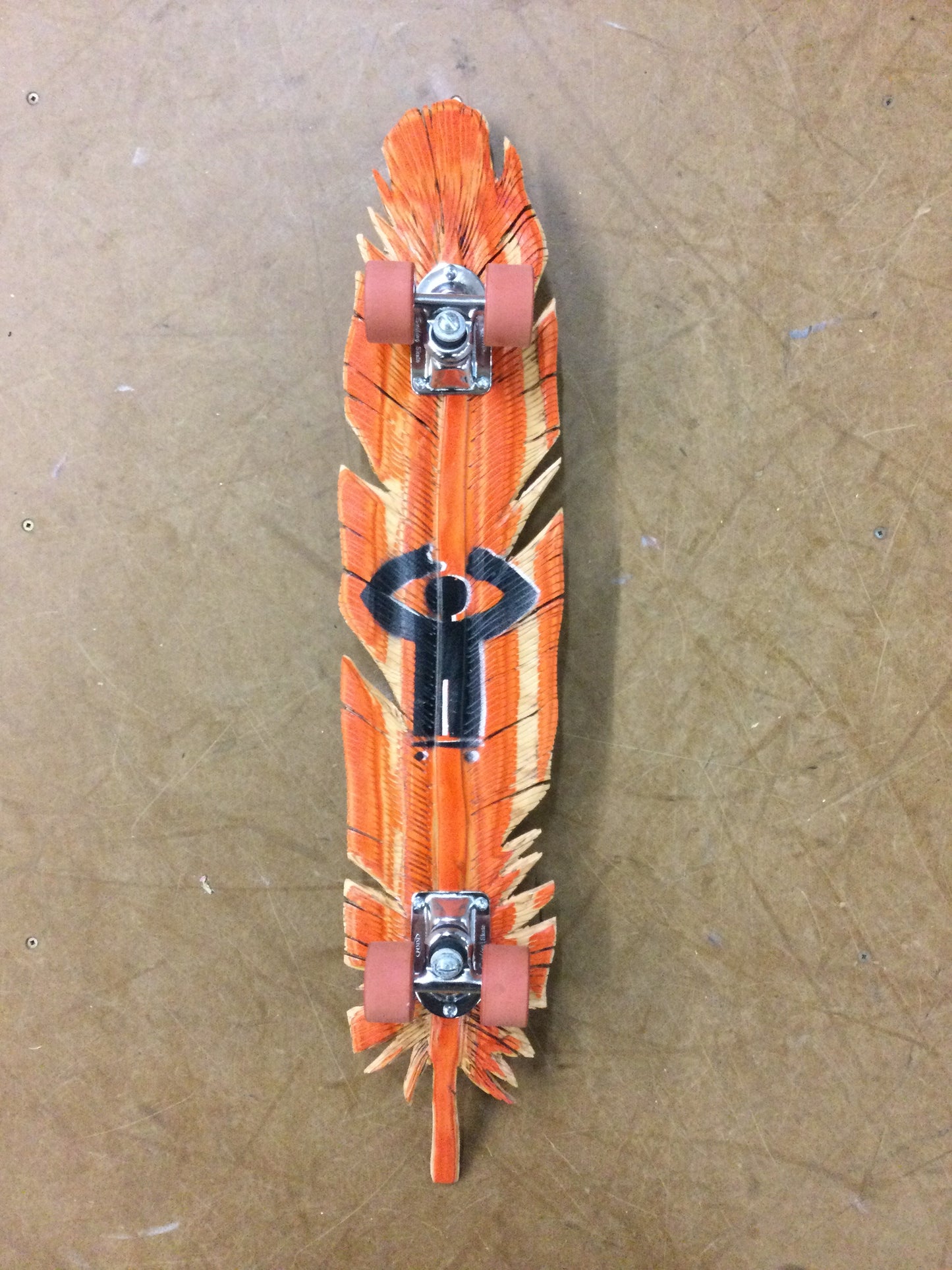 Devil’s Toy - Feathers collector board Steve Saiz colab