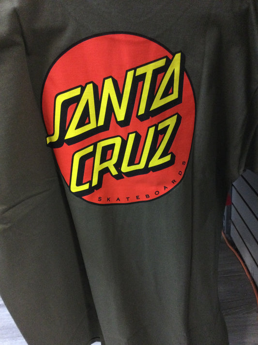 Santa Cruz -Olive Large Tee