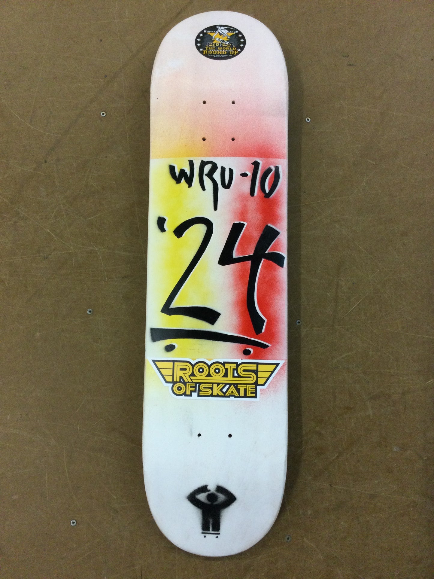 WRU x Devil's Toy Skateboard Deck