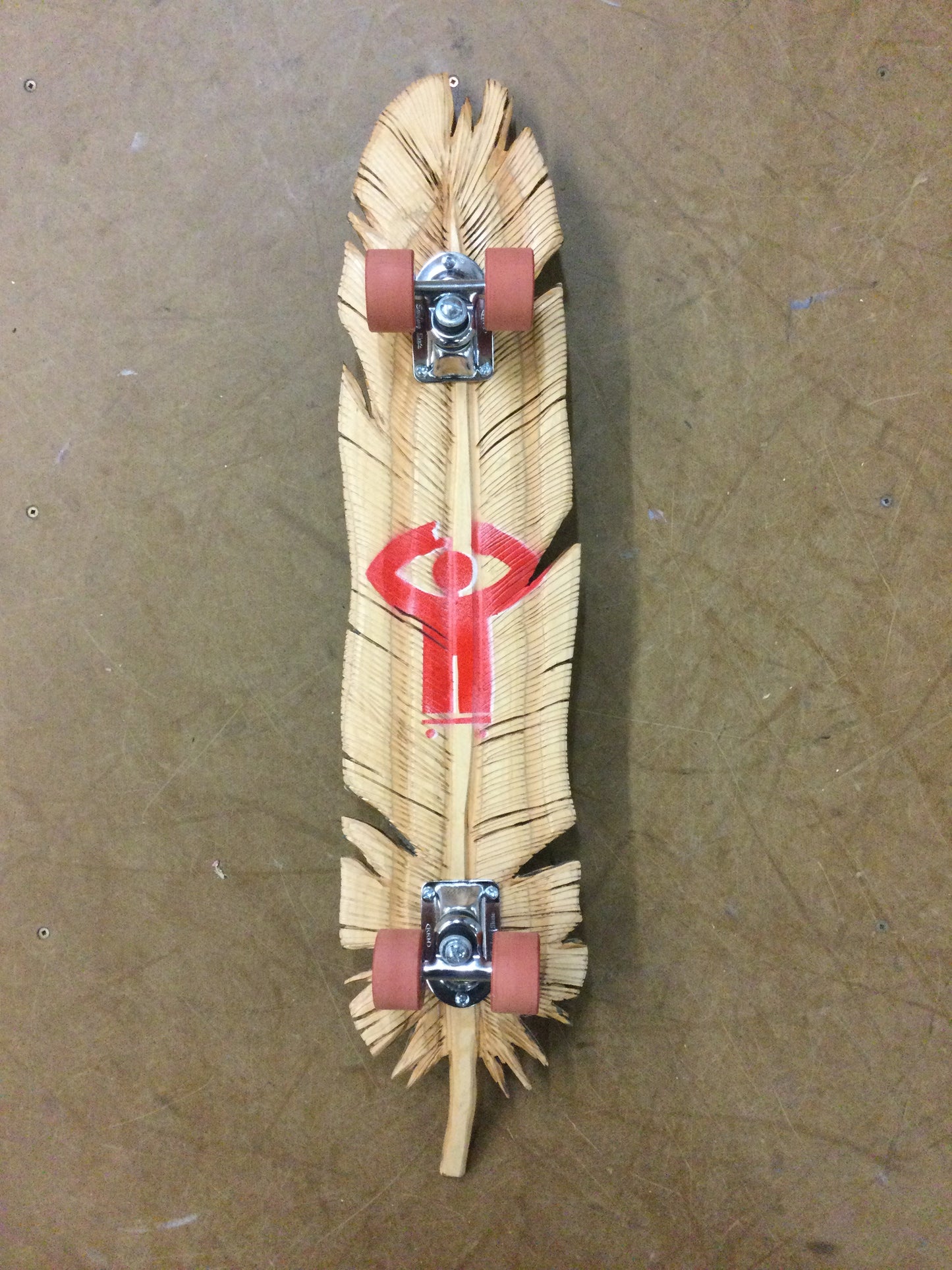 Devil’s Toy - Feathers collector board Steve Saiz colab