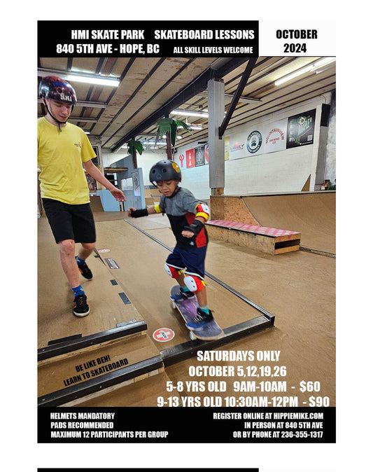 Skateboard Lessons October 2024