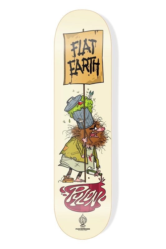 Pylon Skateboards - Flat Earth Trashy 8.5”