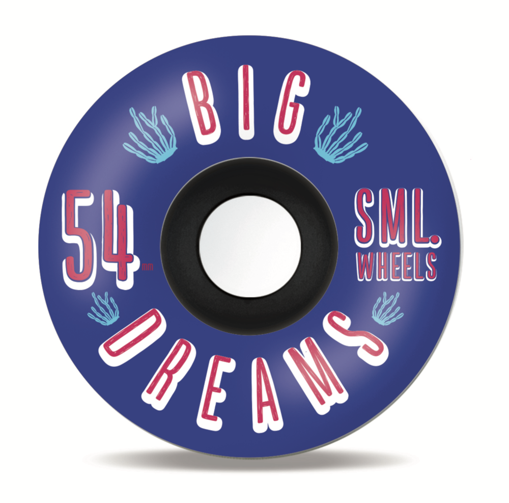 SML Wheels - Succulent Cruisers Blue Dreams 92a 54mm