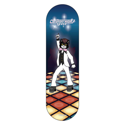 Tuxedo Skateboards - Caturday Night Fever