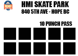 HMI Skate Park - 10 Punch Pass