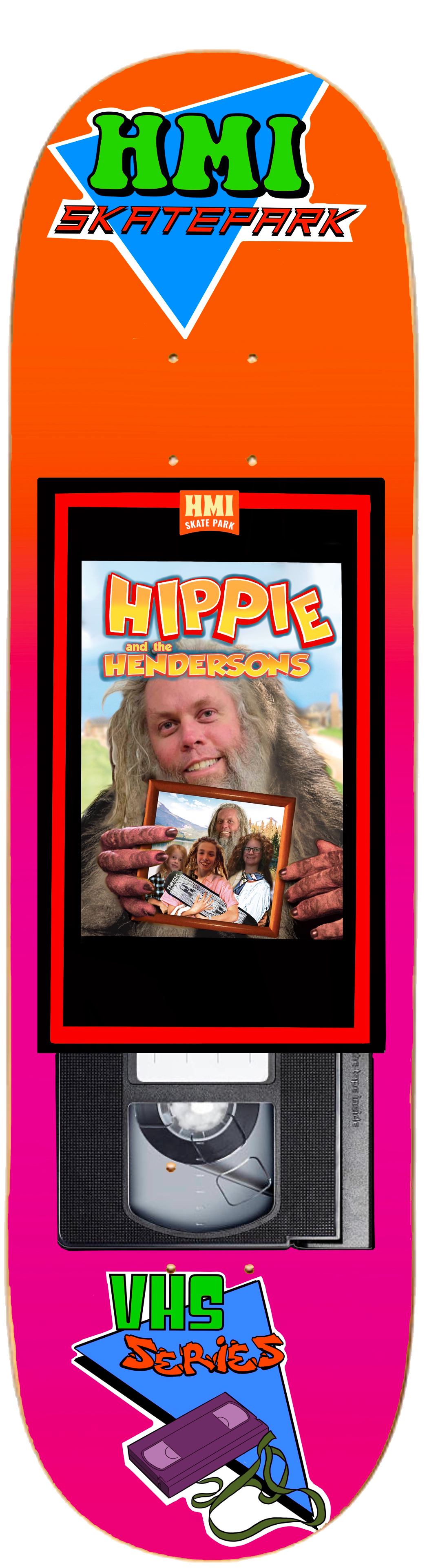 HMI Skateboards - Hippie and the Hendersons