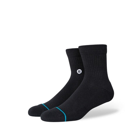 Stance Socks Icon Quarter Black